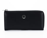476 Solid Black, Petek 1855 Women's Leather Wallet