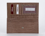 379 Crocodile Somon, Petek 1855 Women's Leather Wallet