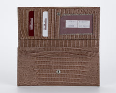 379 Crocodile Somon, Petek 1855 Women's Leather Wallet