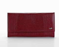 379 Crocodile Red, Petek 1855 Women's Leather Wallet