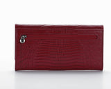 379 Crocodile Red, Petek 1855 Women's Leather Wallet